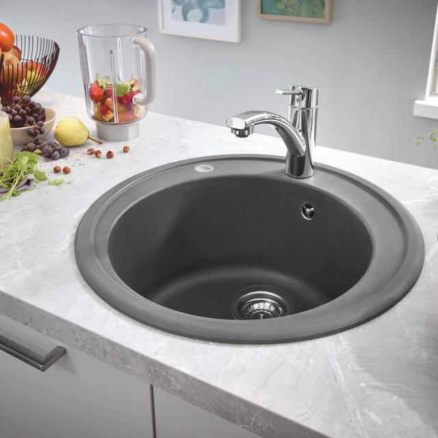 Grohe K200 built-in sink granite grey