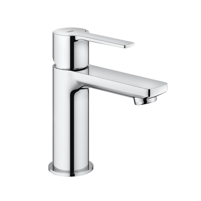 Grohe Lineare single lever basin fitting, XS size with Push-Open waste valve, chrome