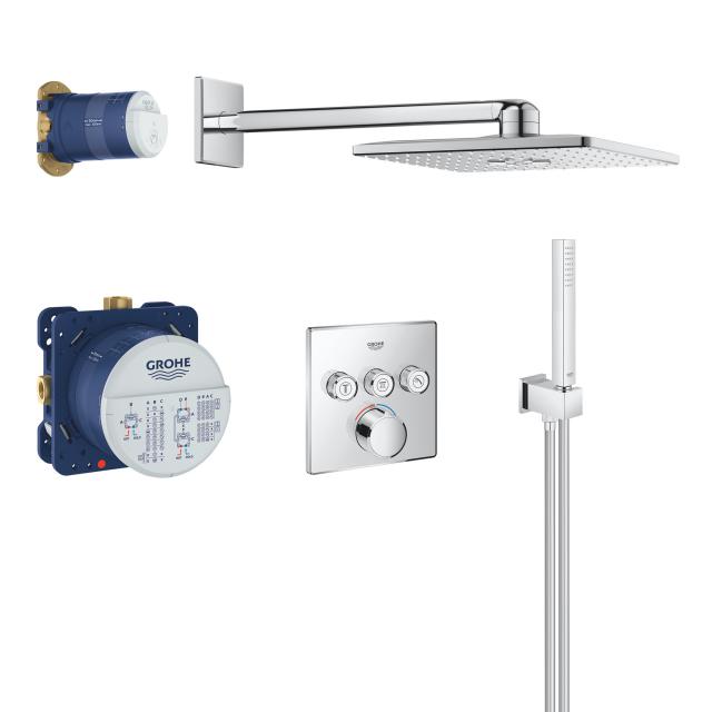 Grohe SmartControl shower system with mixer & Rainshower 310 SmartActive Cube overhead shower