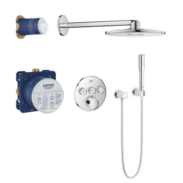 Grohe SmartControl Shower System with Mixer & Rainshower 310 SmartActive Overhead Shower