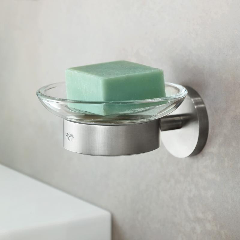Grohe Essentials Porte-savon avec support, 40444DC1