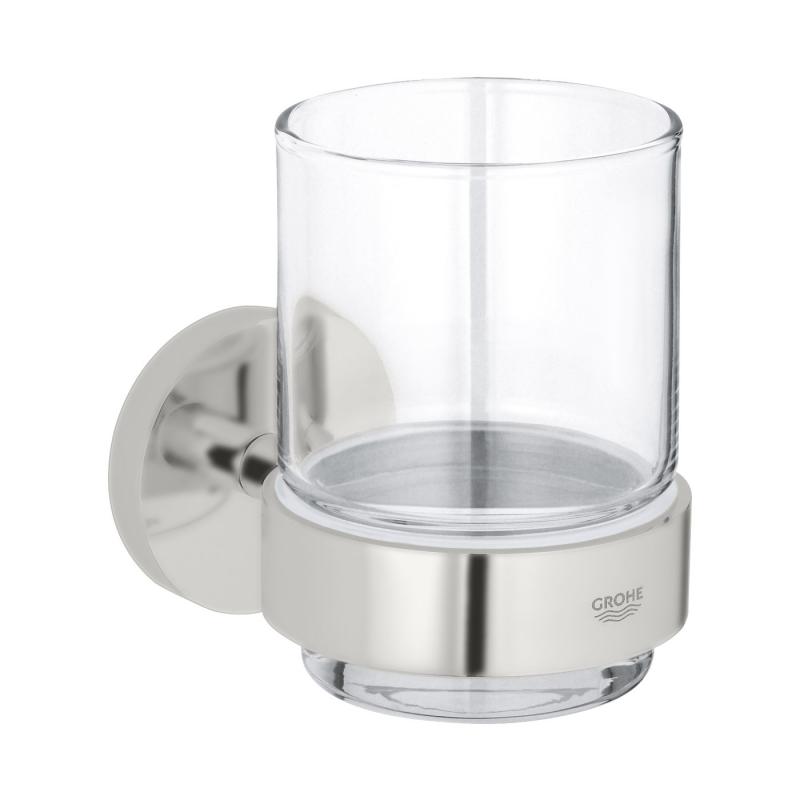 Grohe Essentials Verre avec support, 40447DC1