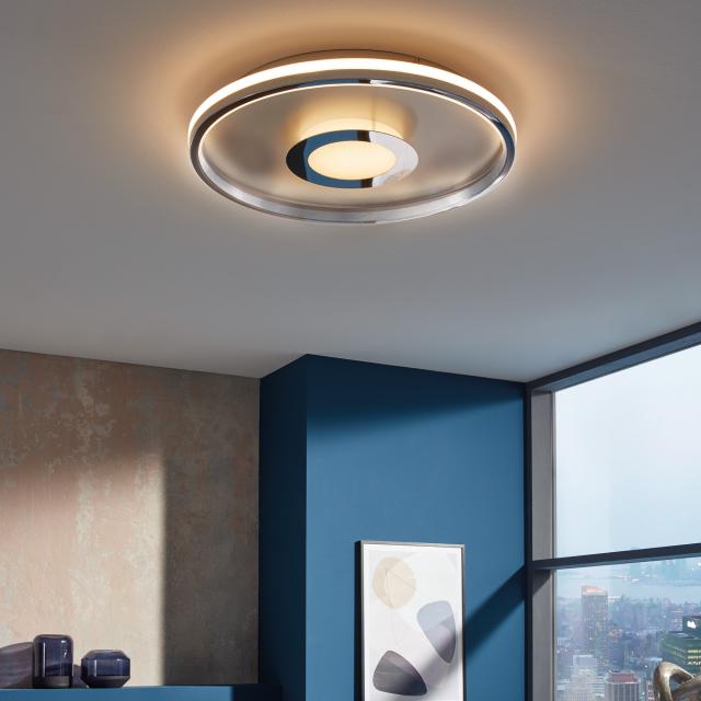 Fischer & Honsel Bug LED ceiling light with dimmer, round