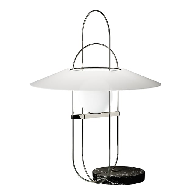 Lampada da tavolo Led bianco Pup Glass dimmerabile – Vivida