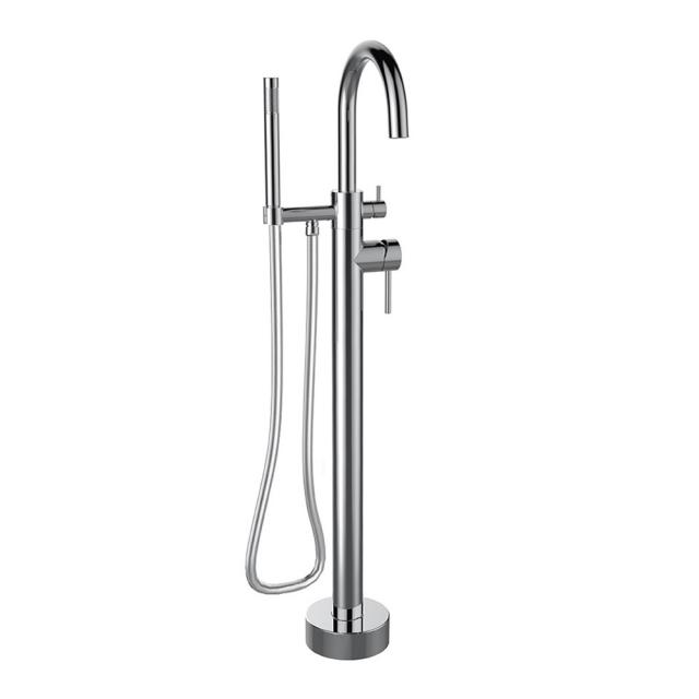 Fortis Brera freestanding bath mixer, for concealed installation unit chrome