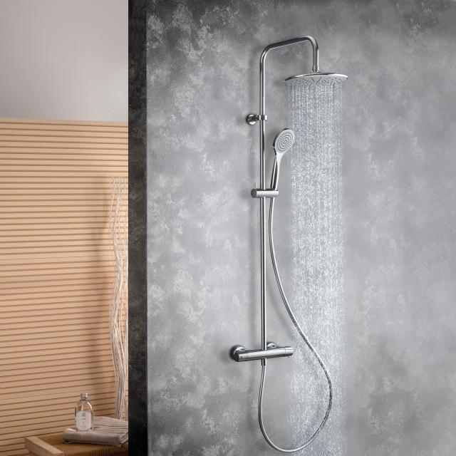 Fortis Pure high 240 L shower system with 1 jet hand shower and overhead shower