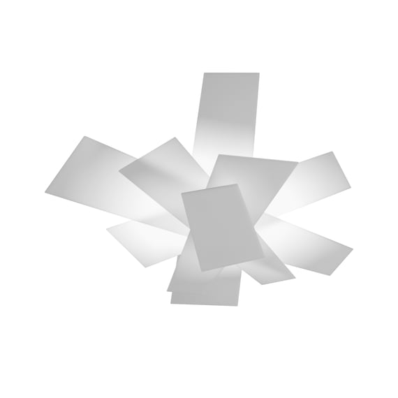 Massive Lampada Da Soffitto Philips 30492/87/10: Design Grigio Effetto Onda In Vetro, Con Attacco E27.
