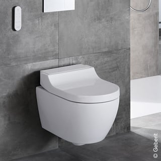 Geberit AquaClean Maïra Comfort WC lavant avec veilleuse, set complet, avec  abattant chauffant blanc - 146210111