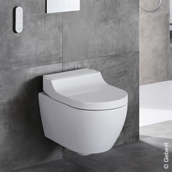 Geberit AquaClean Tuma Comfort complete shower toilet set, with toilet seat white