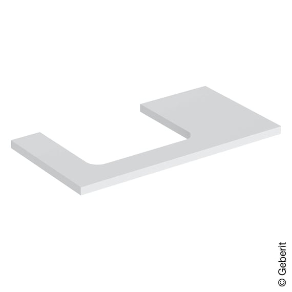 Scrivania 140x60 Cm In Legno Bianco E Rovere Con Cassettiera Integrata Lenox 1
