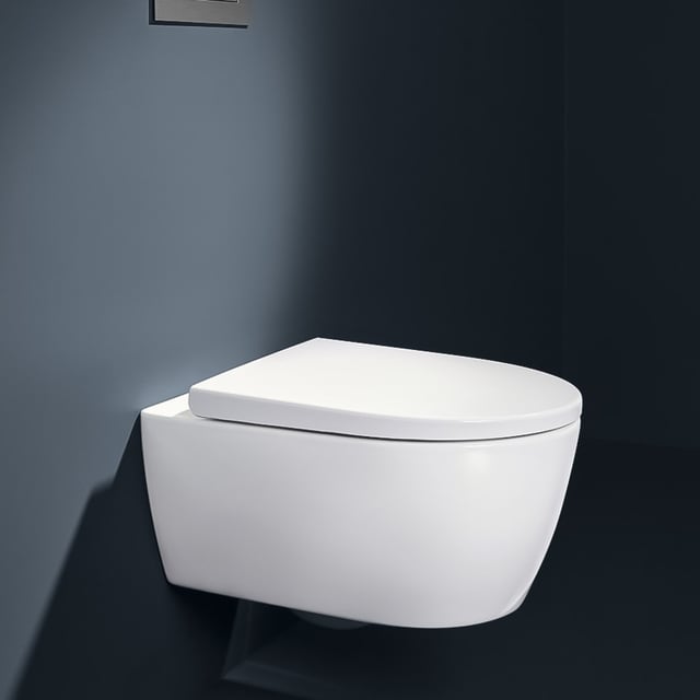 Geberit iCon Wand-WC mit TurboFlush mit WC-Sitz, weiß - 503045001 | REUTER