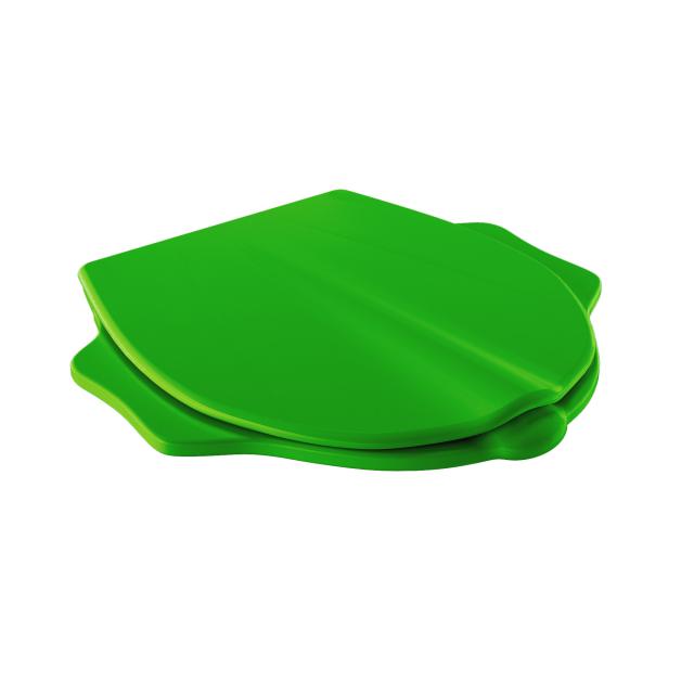 Geberit Bambini toilet seat with animal design green, without soft-close