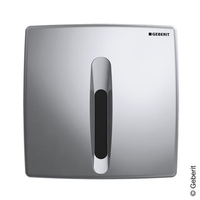 Geberit HyBasic urinal control, with sensor, infrared/mains connection chrome silk gloss