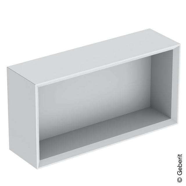 Geberit iCon rack with 1 compartment matt white