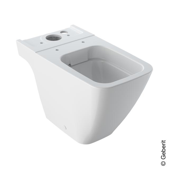 Geberit iCon Square floorstanding, close-coupled, washdown toilet white