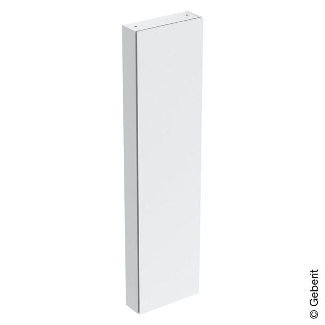 Geberit iCon tall unit with 1 door and mirror inside white high gloss
