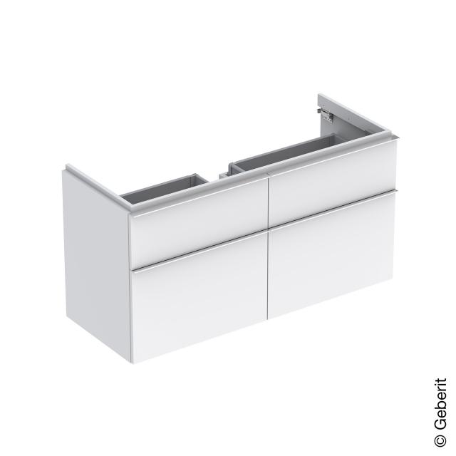 Geberit iCon vanity unit for double washbasin alpine high gloss