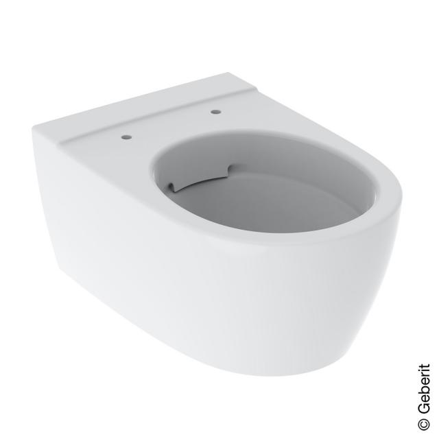 Geberit iCon wall-mounted, washdown toilet, with toilet seat white, with KeraTect