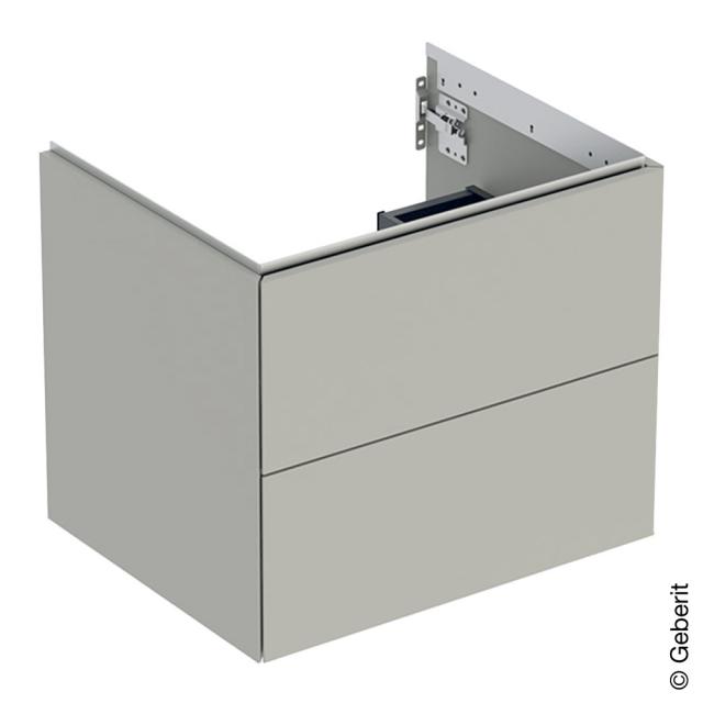 Geberit ONE vanity unit with 2 pull-out compartments matt greige