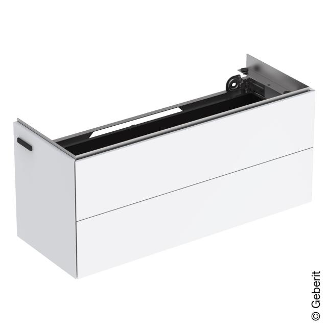 Geberit ONE vanity unit short, with 2 pull-out compartments white