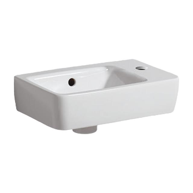 Geberit Renova Compact  hand washbasin white, with KeraTect