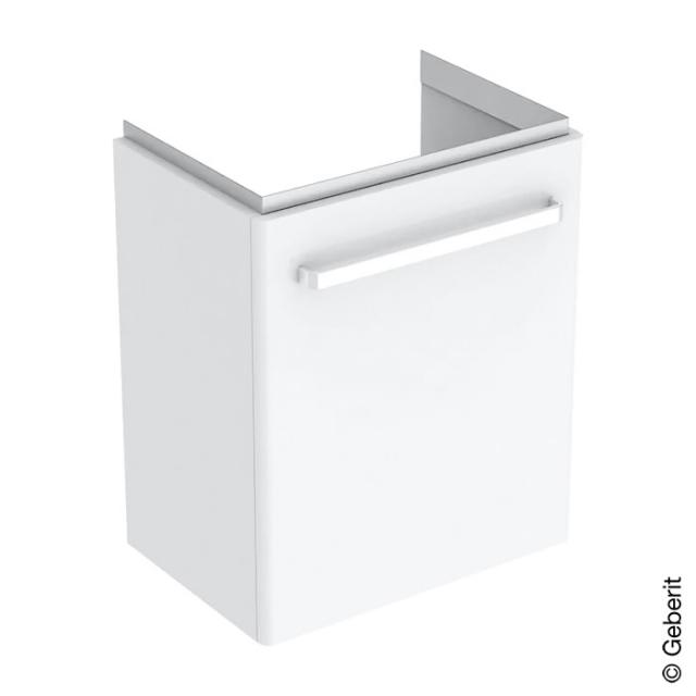 Geberit Renova Compact Meuble sous-lavabo Façade blanc ultra brillant/corps du meuble blanc mat