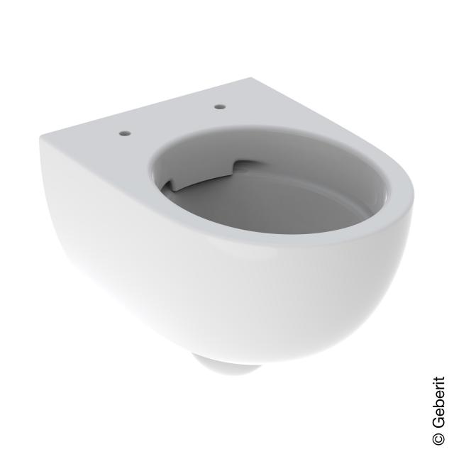 Geberit Renova Compact wall-mounted washdown toilet, short version white, with KeraTect