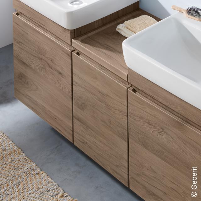 Geberit Renova Plan side unit with 1 pull-out compartment walnut
