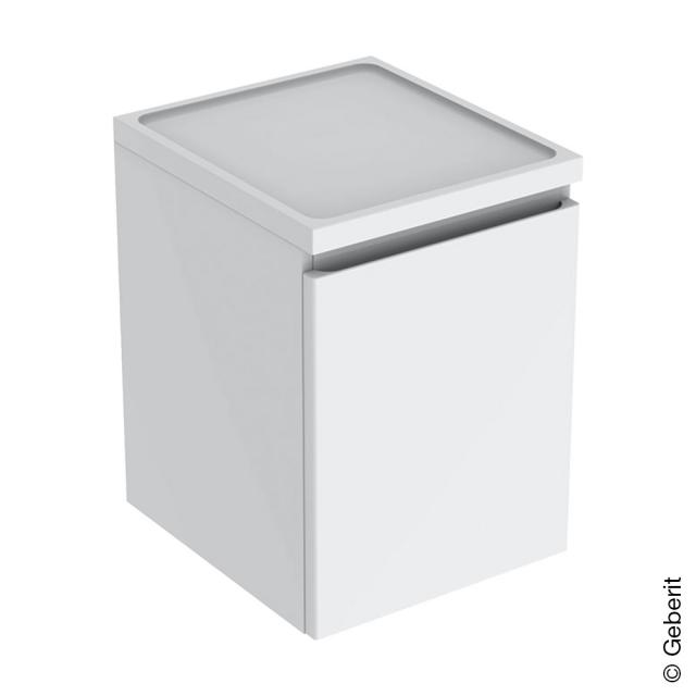 Geberit Renova Plan side unit with 1 pull-out compartment white high gloss