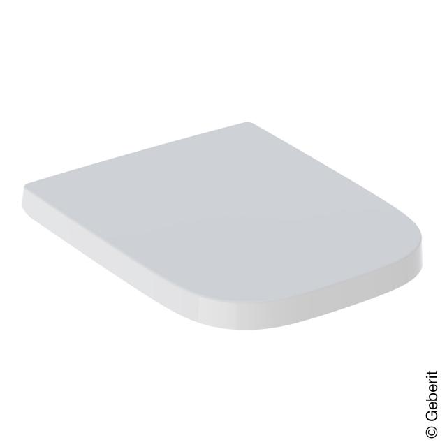 Geberit Renova Plan toilet seat, square design removable, with soft-closing