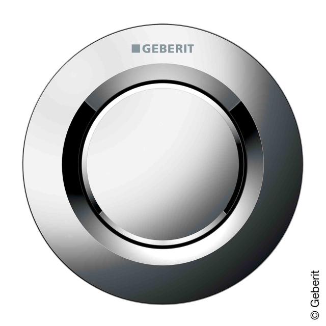 Geberit Type 01 remote control, pneumatic, for single flush mechanism, concealed button chrome