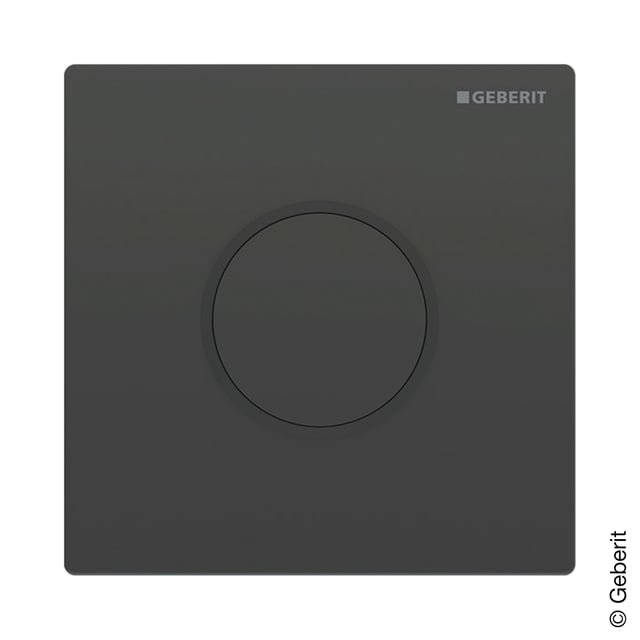 Plaque De Commande WC Geberit Sigma Noir Mat - Occasion - Manque Une Barrette - Fonctionnel