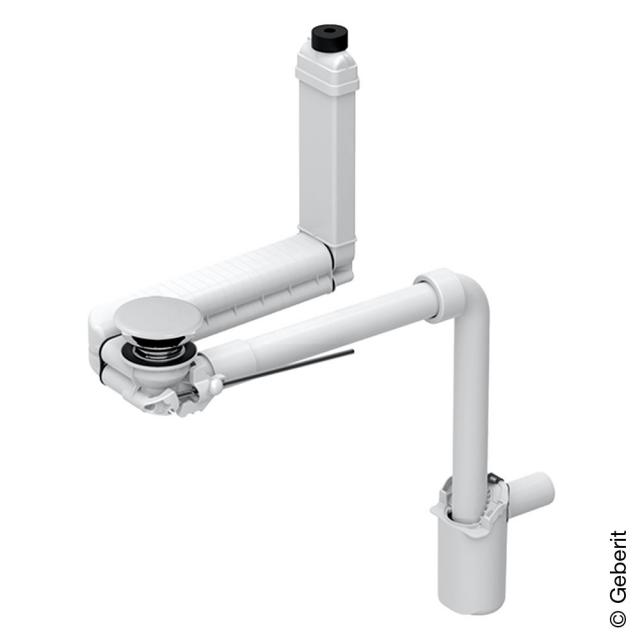 Geberit waste set Clou with compact siphon white