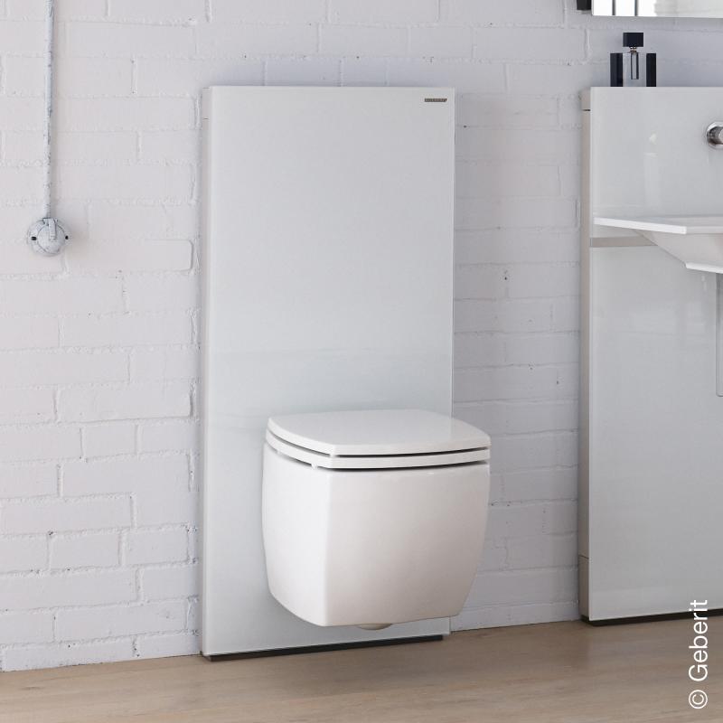 Geberit Monolith Plus Module sanitaire pour WC suspendus, 131231SI5
