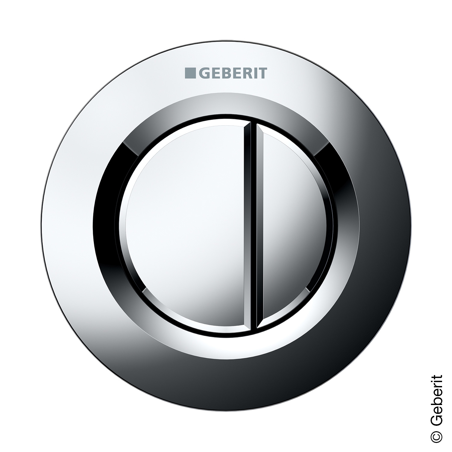 Geberit Twin Hose Air Button Genuine Dual Flush Pneumatic Chrome for UP320 UP200 