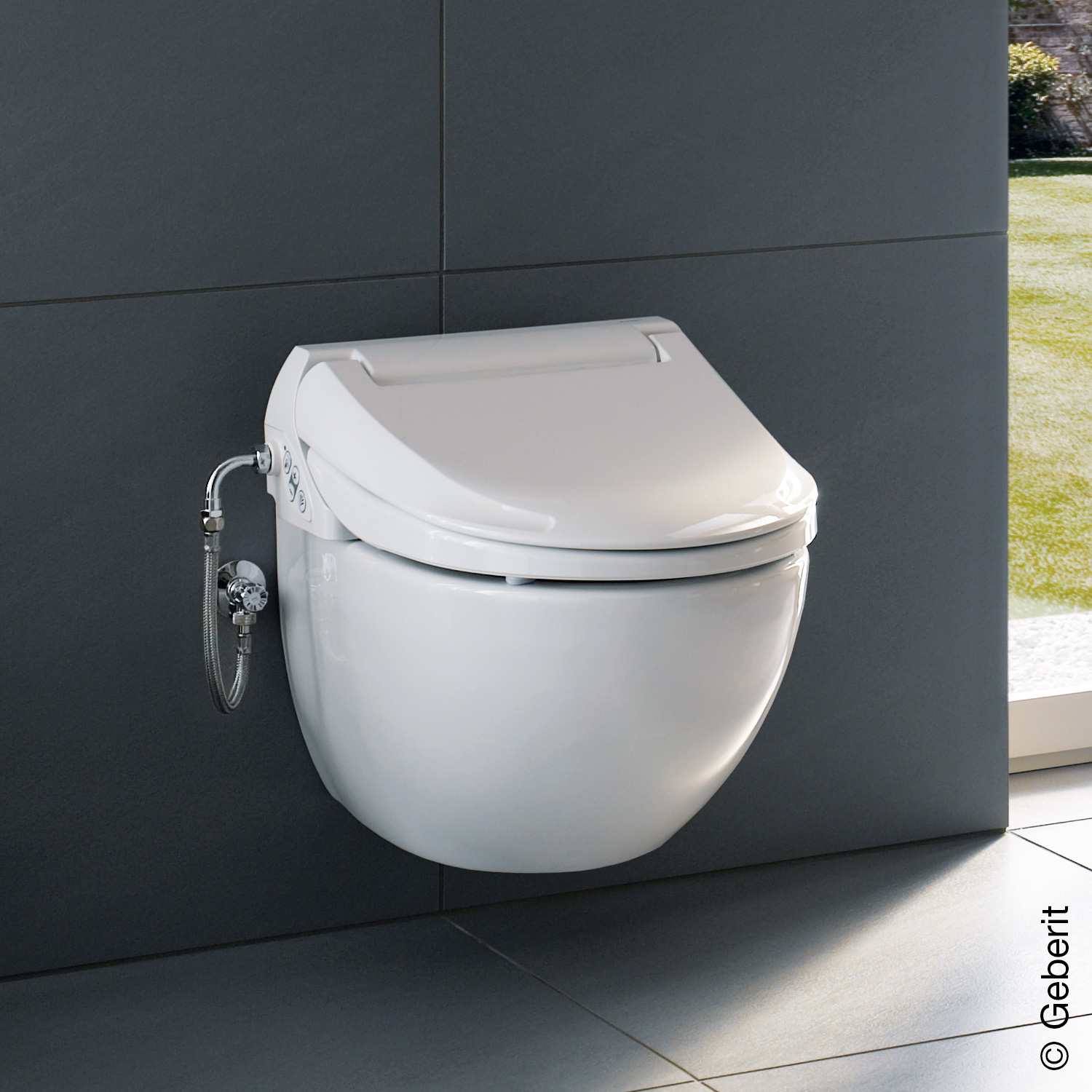 Plaske Bærecirkel Goneryl Geberit AquaClean 4000 shower toilet seat with soft-close - 146130111 |  REUTER