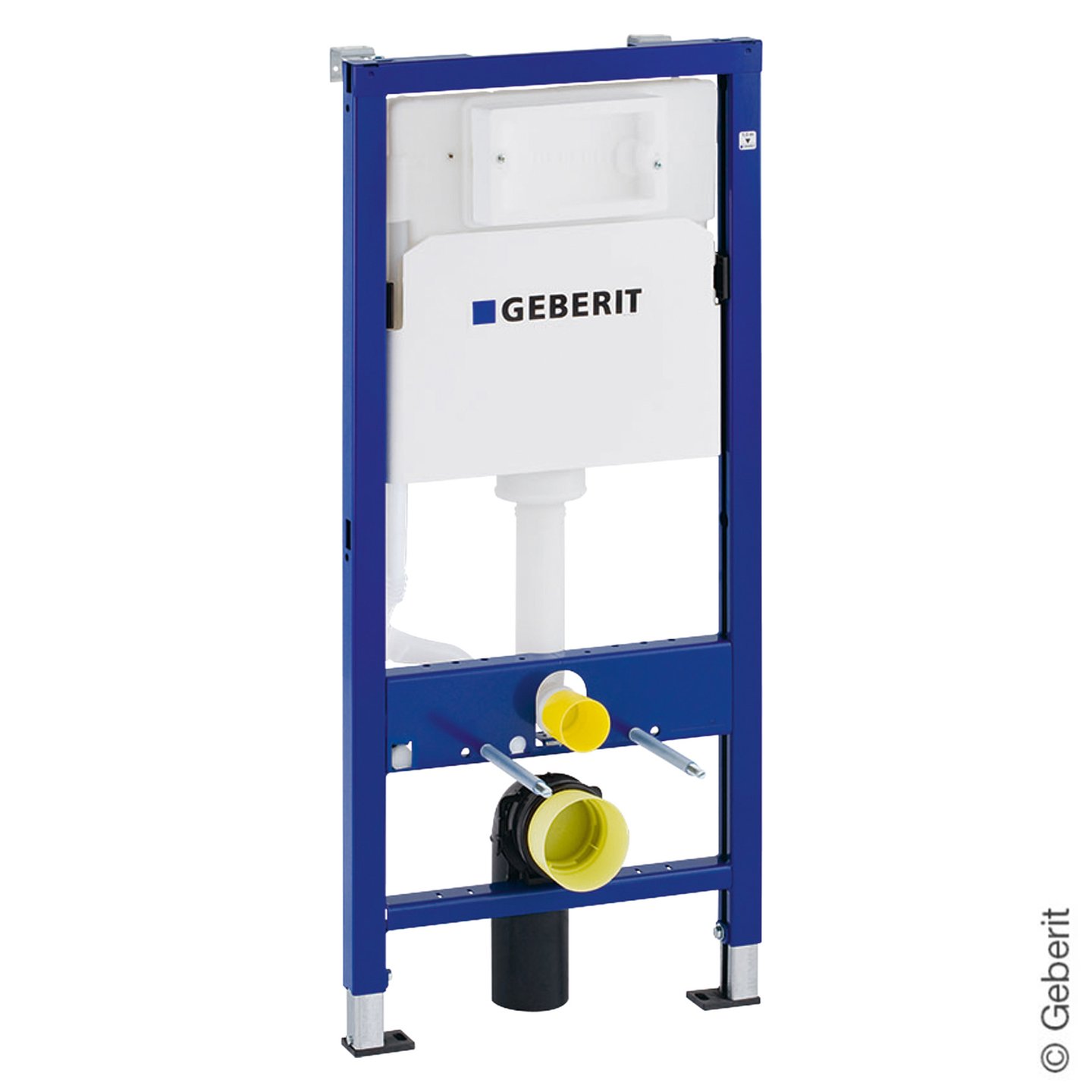 single Nadruk Ik heb een Engelse les Geberit Duofix Basic mounting element H: 112 cm, for wall-mounted toilet,  112 cm, with Delta UP100 concealed cistern - 458103001 | REUTER
