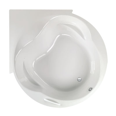 Schröder Opera T special-shaped bath with panelling