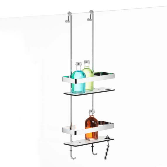 Giese Bodyguard Newport Panier de douche suspendre chrome blanc