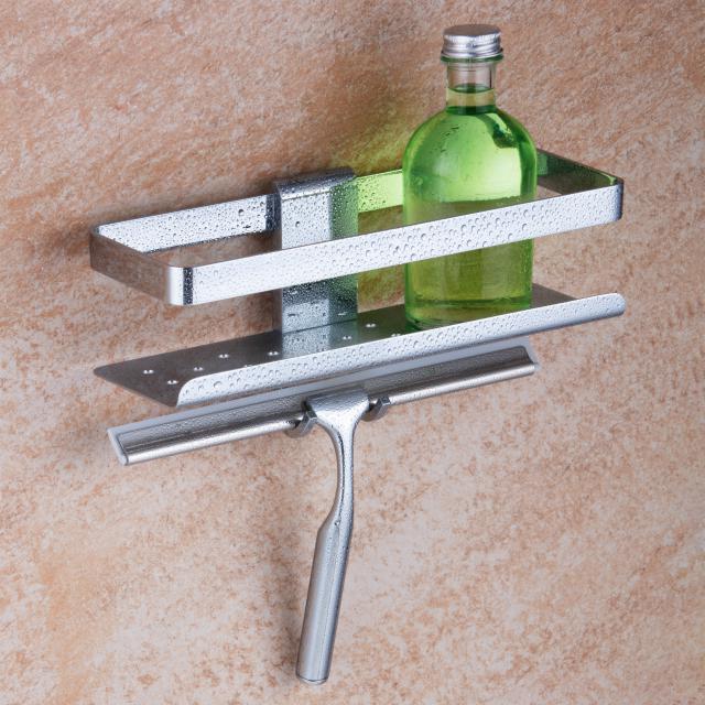 Giese Newport shower basket with squeegee