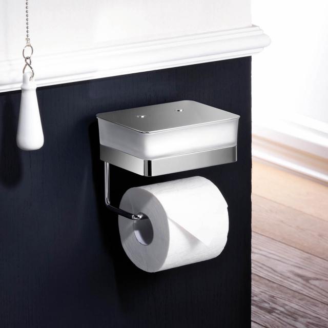 Giese toilet duo for wet wipes with toilet roll holder