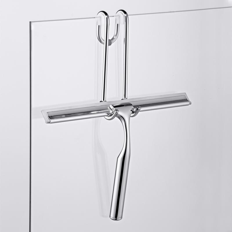 Giese Crochet avec raclette pour paroi de douche en verre, 30308-02