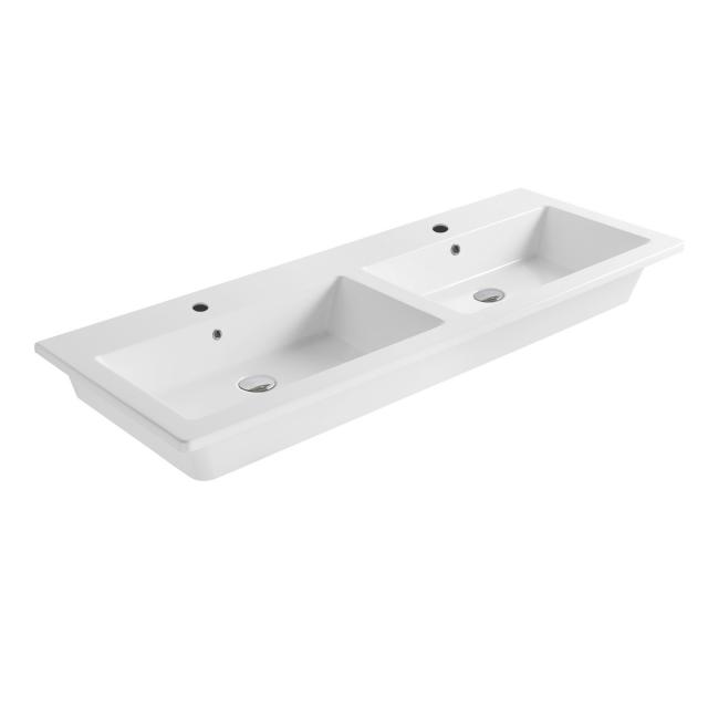 Globo FORTY3 double washbasin with 2 tap holes