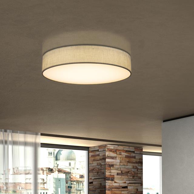 Globo Lighting Paco LED ceiling light with dimmer and CCT