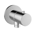Hansa Wandanschlussbogen 51570173 – Mit Integrierter Absperrung, Verchromt, Für Waschtisch-Armaturen