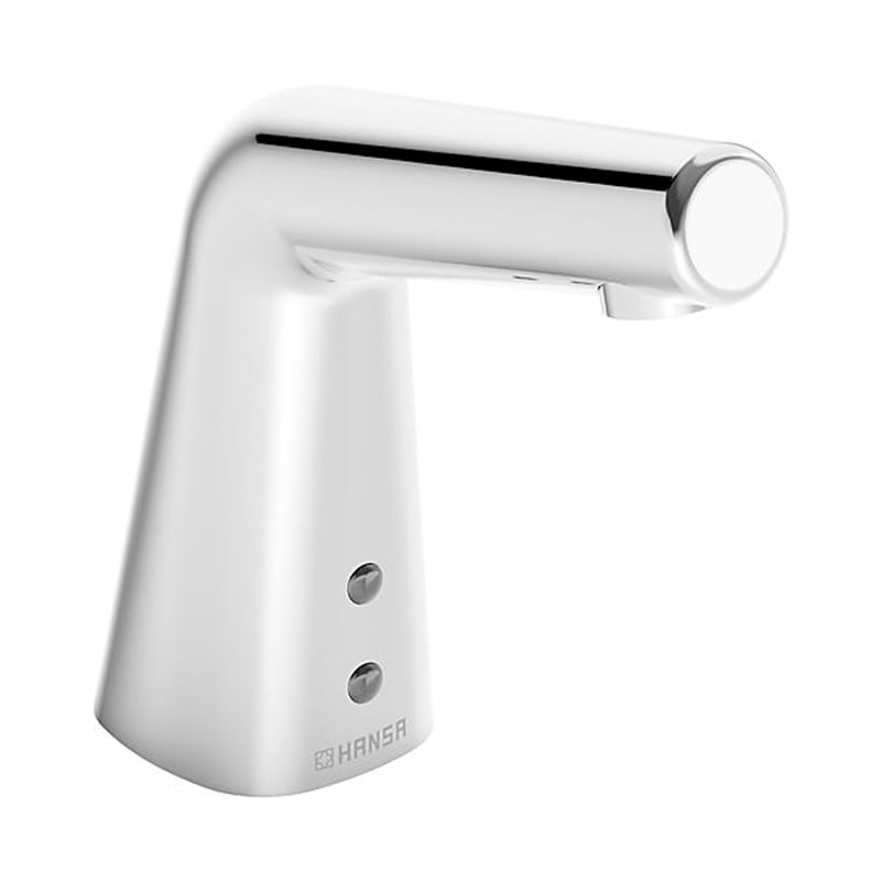 Robinet Mitigeur Lavabo Sans Contact - Capteur Infrarouge Acier Inox 304 - Réglage Température - Finition Dorée - Installation Facile - 12