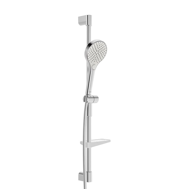 Mensola Bagno Angolare Mensola Da Bagno Telescopica Angolare 4 Ripiani - Organizzatore Doccia Con Asta Di Tensione, In Acciaio Inox E PP Scaffale Doccia Asta Tensione