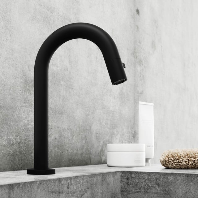 Rubinetto per lavabo altezza XL, garanzia di 5 anni in acciaio