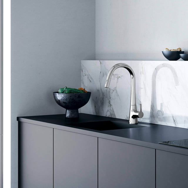 HANSA HANSATWIST robinet de lavabo, avec douchette fonctionnelle