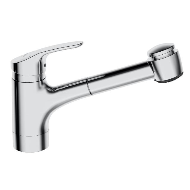 Hansa Mix single-lever kitchen mixer tap, with pull-out spout